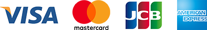 対応クレジットカード:VISA、master、JCB、AMERICAN EXPRESS